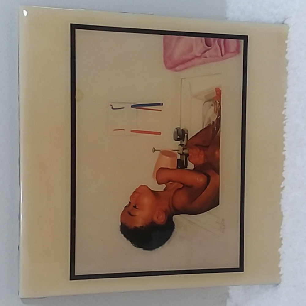 Rare Donald Zolan "Squeeky Clean" Collector Bathroom Tile Wall Hanging